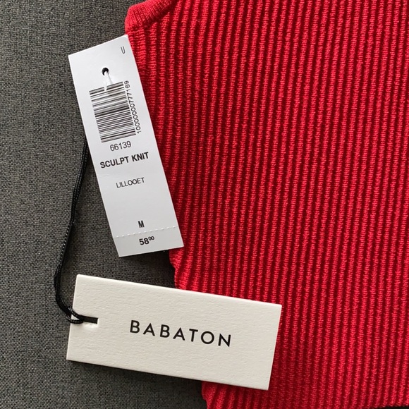 Babaton Sculpt Knit crop tank - Picture 2 of 5